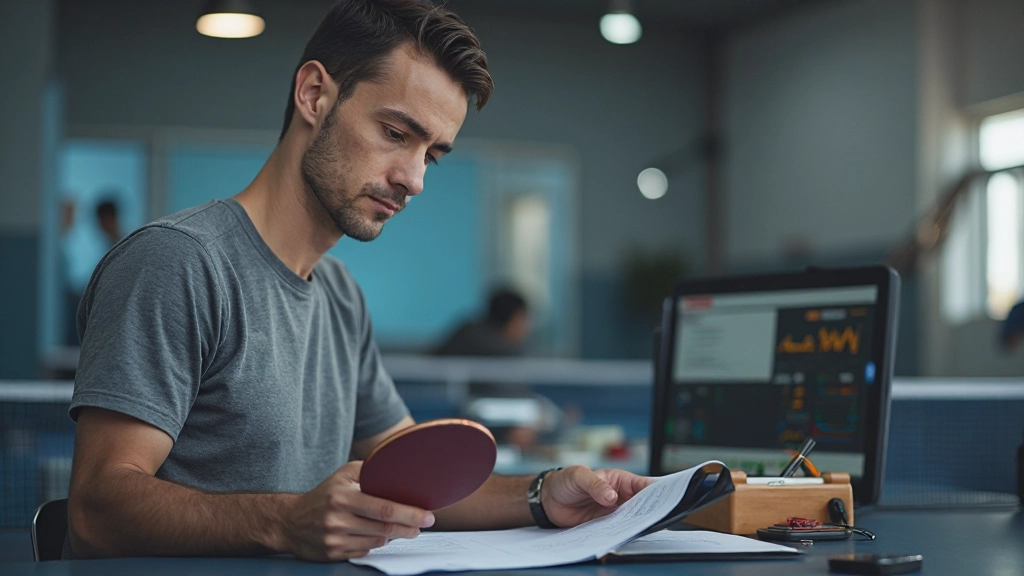 برنامج تدريبي منظم مع جداول وخطط تطوير شاملة موضوعة على طاولة مع أدوات قياس متقدمة